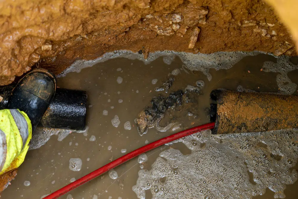 sewage drainage line blockage removal UAE